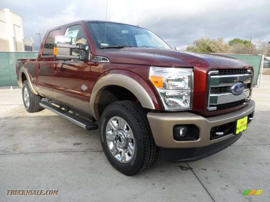 2012 Ford F250 Super Duty King Ranch Crew Cab 4x4 in Autumn Red