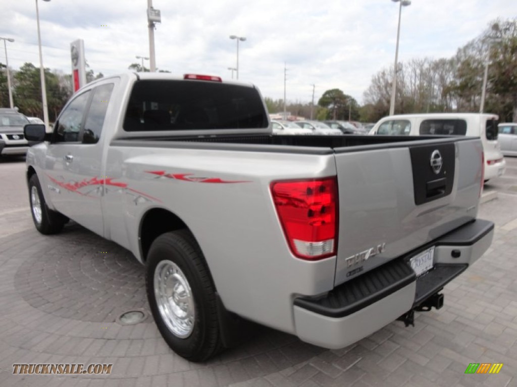 2011 Titan S King Cab - Radiant Silver / Charcoal photo #3