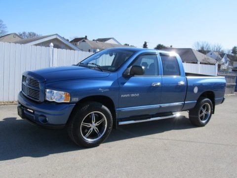 Atlantic Blue Pearl 2004 Dodge Ram 1500 Laramie Quad Cab 4x4 Atlantic Blue Pearl 2004 Dodge Ram 1500 Laramie Quad Cab 4x4