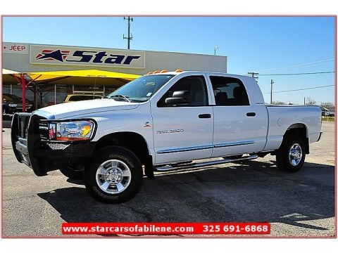 Bright White 2006 Dodge Ram 3500 SLT Mega Cab 4x4 Bright White 2006 Dodge Ram 3500 SLT Mega Cab 4x4