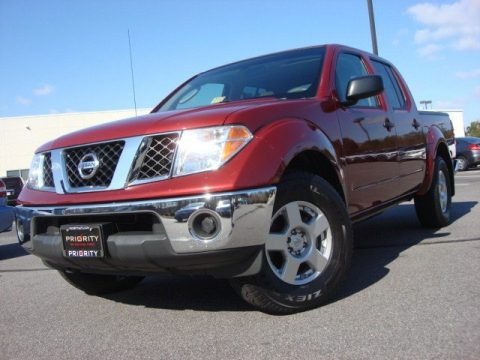Red Brawn 2008 Nissan Frontier SE Crew Cab