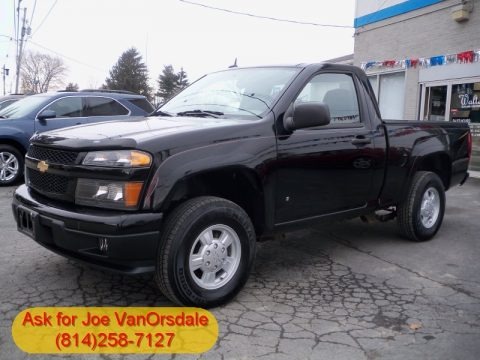 Black 2008 Chevrolet Colorado LS Regular Cab 4x4 Black 2008 Chevrolet Colorado LS Regular Cab 4x4