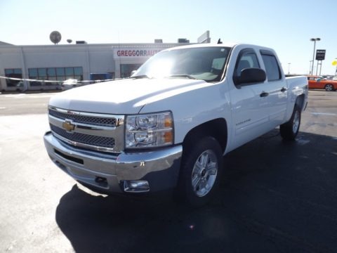 Summit White 2012 Chevrolet Silverado 1500 LT Crew Cab 4x4 Summit White 2012 Chevrolet Silverado 1500 LT Crew Cab 4x4