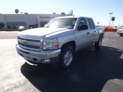 Silver Ice Metallic 2012 Chevrolet Silverado 1500 LT Crew Cab 4x4 Silver Ice Metallic 2012 Chevrolet Silverado 1500 LT Crew Cab 4x4
