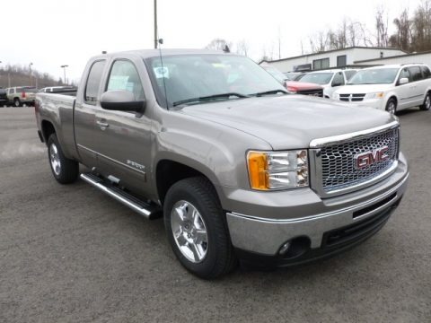 Steel Gray Metallic 2012 GMC Sierra 1500 SLT Extended Cab 4x4 Steel Gray Metallic 2012 GMC Sierra 1500 SLT Extended Cab 4x4