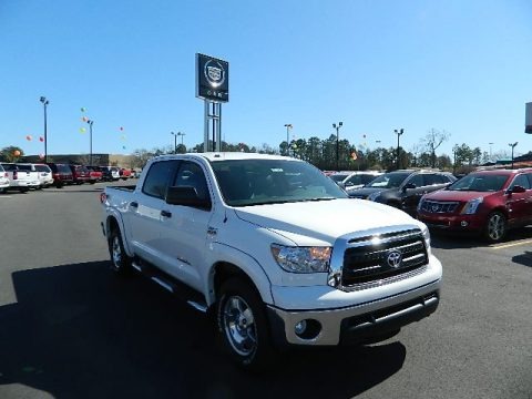 Super White 2012 Toyota Tundra TRD CrewMax 4x4 Super White 2012 Toyota Tundra TRD CrewMax 4x4