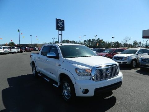 Super White 2012 Toyota Tundra Limited CrewMax 4x4 Super White 2012 Toyota Tundra Limited CrewMax 4x4