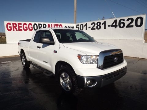 Super White 2009 Toyota Tundra SR5 Double Cab 4x4 Super White 2009 Toyota Tundra SR5 Double Cab 4x4