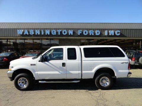 Oxford White 2003 Ford F250 Super Duty XLT SuperCab 4x4
