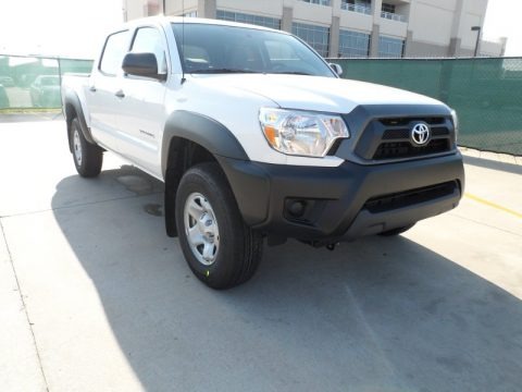 Super White 2012 Toyota Tacoma V6 Prerunner Double Cab Super White 2012 Toyota Tacoma V6 Prerunner Double Cab