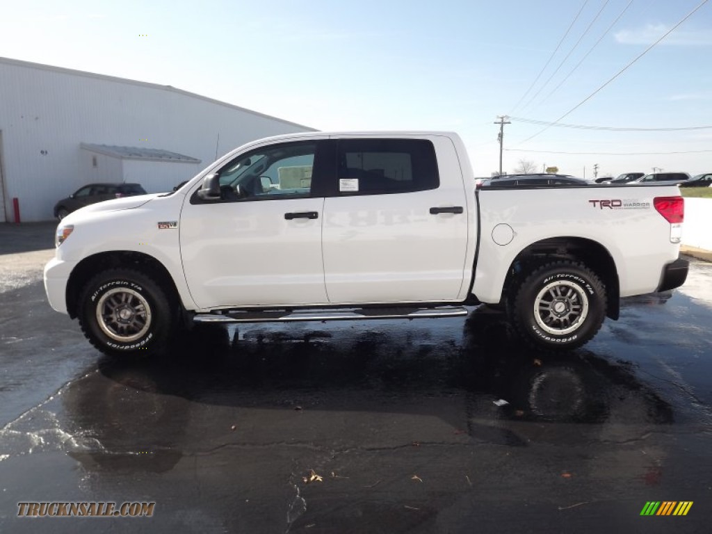 2012 Toyota Tundra TRD Rock Warrior CrewMax 4x4 in Super White photo #4