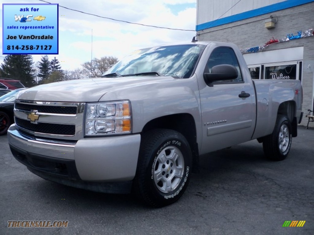 2007 Chevrolet Silverado 1500 Lt Z71 Regular Cab 4x4 In Silver Birch