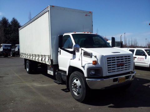 Summit White 2005 GMC C Series Topkick C6500 Regular Cab Commerical Moving Truck