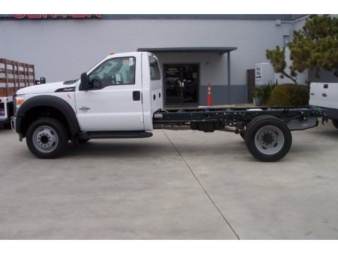 Oxford White 2012 Ford F450 Super Duty XL Regular Cab Chassis