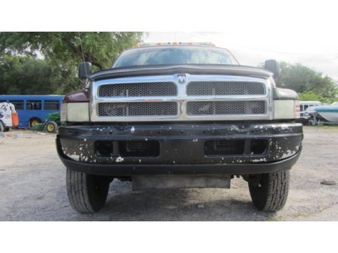 Dark Garnet Red Pearlcoat 2002 Dodge Ram 3500 SLT Quad Cab 4x4 Dually