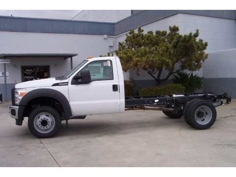 Oxford White 2012 Ford F450 Super Duty XL Regular Cab Chassis
