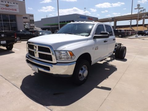 Bright White 2012 Dodge Ram 3500 HD ST Crew Cab 4x4 Dually Chassis Bright White 2012 Dodge Ram 3500 HD ST Crew Cab 4x4 Dually Chassis