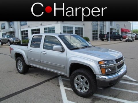 Sheer Silver Metallic 2010 Chevrolet Colorado LT Crew Cab 4x4