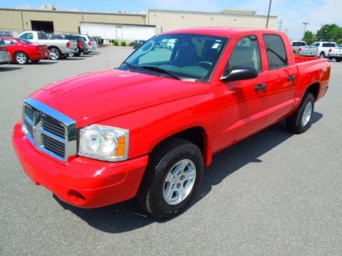 Flame Red 2006 Dodge Dakota SLT Quad Cab 4x4 Flame Red 2006 Dodge Dakota SLT Quad Cab 4x4