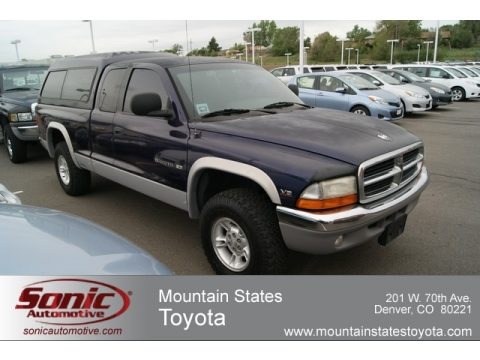 Intense Blue 1998 Dodge Dakota SLT Extended Cab 4x4 Intense Blue 1998 Dodge Dakota SLT Extended Cab 4x4