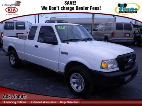 Oxford White 2007 Ford Ranger XL SuperCab Oxford White 2007 Ford Ranger XL SuperCab