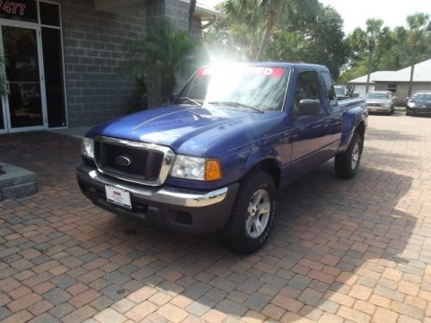 Sonic Blue Metallic 2004 Ford Ranger XLT SuperCab 4x4 Sonic Blue Metallic 2004 Ford Ranger XLT SuperCab 4x4