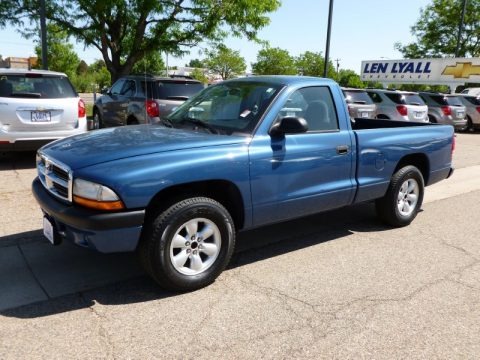 Atlantic Blue Pearl 2004 Dodge Dakota Sport Regular Cab Atlantic Blue Pearl 2004 Dodge Dakota Sport Regular Cab