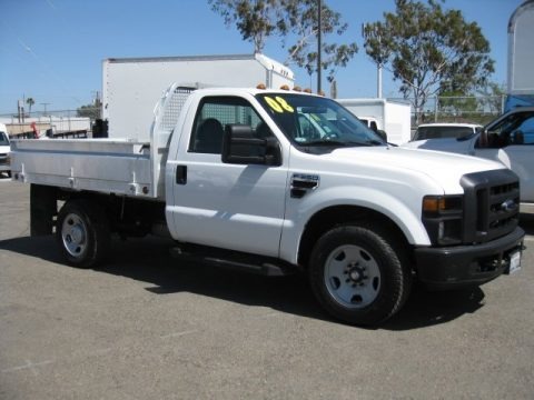 Oxford White 2008 Ford F350 Super Duty XL Regular Cab Dump Truck Oxford White 2008 Ford F350 Super Duty XL Regular Cab Dump Truck