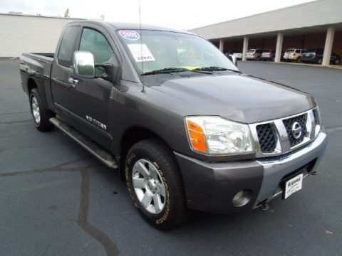 Smoke Gray 2005 Nissan Titan LE King Cab 4x4