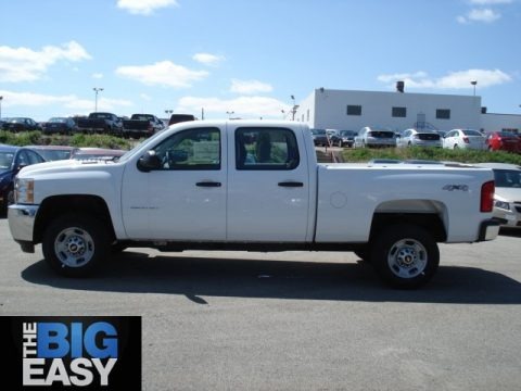 Summit White 2012 Chevrolet Silverado 2500HD LS Crew Cab 4x4 Summit White 2012 Chevrolet Silverado 2500HD LS Crew Cab 4x4