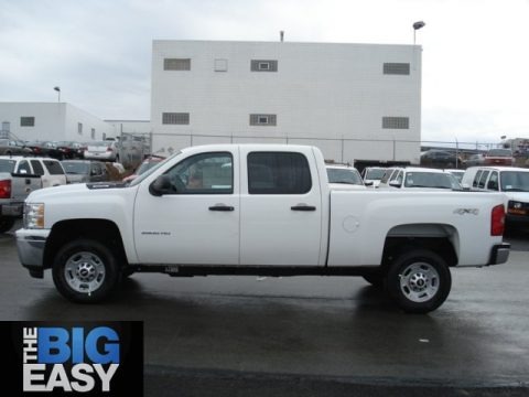 Summit White 2012 Chevrolet Silverado 2500HD LS Crew Cab 4x4 Summit White 2012 Chevrolet Silverado 2500HD LS Crew Cab 4x4