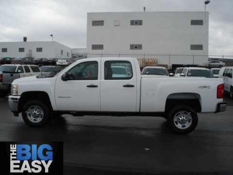 Summit White 2012 Chevrolet Silverado 2500HD LS Crew Cab 4x4 Summit White 2012 Chevrolet Silverado 2500HD LS Crew Cab 4x4