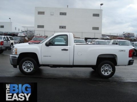Summit White 2012 Chevrolet Silverado 2500HD Work Truck Regular Cab 4x4 Summit White 2012 Chevrolet Silverado 2500HD Work Truck Regular Cab 4x4