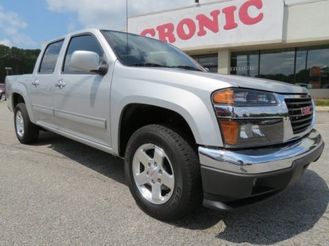 Pure Silver Metallic 2012 GMC Canyon SLE Crew Cab