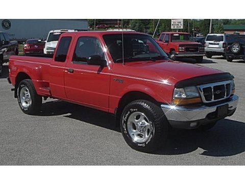 Bright Red 1999 Ford Ranger XLT Extended Cab 4x4 Bright Red 1999 Ford Ranger XLT Extended Cab 4x4