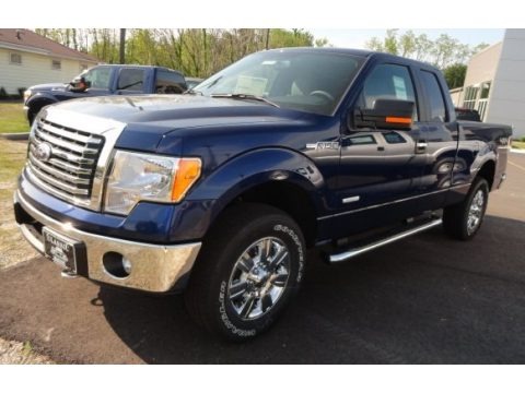Dark Blue Pearl Metallic 2012 Ford F150 XLT SuperCab 4x4 Dark Blue Pearl Metallic 2012 Ford F150 XLT SuperCab 4x4