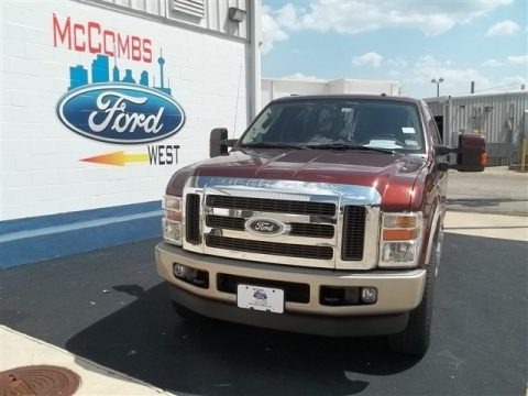 Dark Toreador Red 2008 Ford F350 Super Duty King Ranch Crew Cab 4x4 Dark Toreador Red 2008 Ford F350 Super Duty King Ranch Crew Cab 4x4
