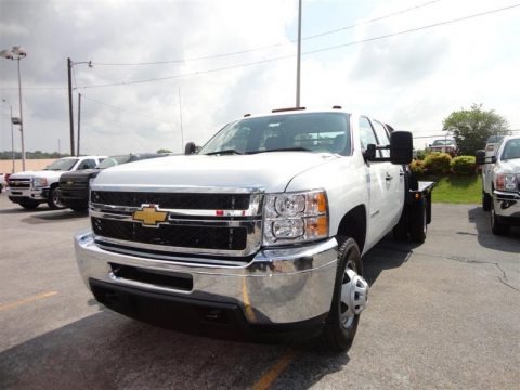 Summit White 2012 Chevrolet Silverado 3500HD WT Crew Cab 4x4 Chassis Summit White 2012 Chevrolet Silverado 3500HD WT Crew Cab 4x4 Chassis