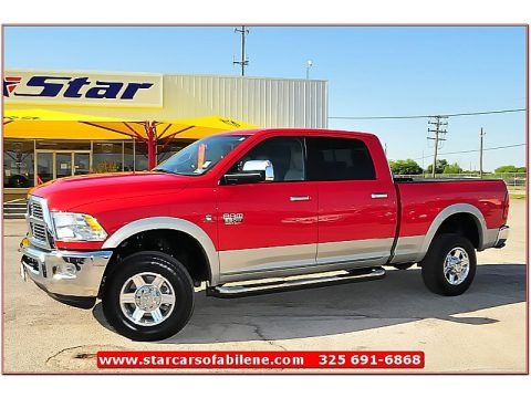 Flame Red 2011 Dodge Ram 2500 HD Laramie Crew Cab 4x4 Flame Red 2011 Dodge Ram 2500 HD Laramie Crew Cab 4x4