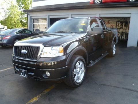 Black 2007 Ford F150 XLT SuperCab 4x4 Black 2007 Ford F150 XLT SuperCab 4x4