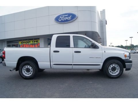 Bright White 2007 Dodge Ram 1500 ST Quad Cab Bright White 2007 Dodge Ram 1500 ST Quad Cab