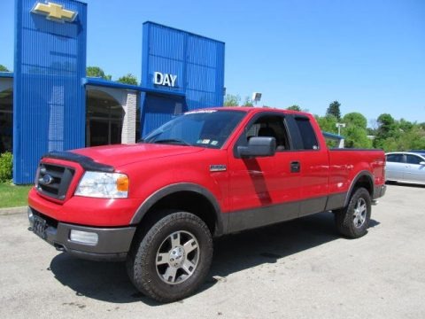 Bright Red 2005 Ford F150 XLT SuperCab 4x4 Bright Red 2005 Ford F150 XLT SuperCab 4x4
