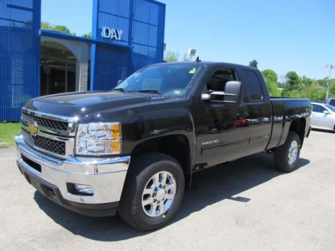 Black 2012 Chevrolet Silverado 2500HD LT Extended Cab 4x4 Black 2012 Chevrolet Silverado 2500HD LT Extended Cab 4x4