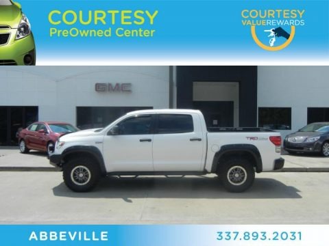 Super White 2009 Toyota Tundra TRD Rock Warrior Double Cab 4x4 Super White 2009 Toyota Tundra TRD Rock Warrior Double Cab 4x4