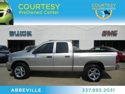 Bright Silver Metallic 2008 Dodge Ram 1500 SLT Quad Cab 4x4 Bright Silver Metallic 2008 Dodge Ram 1500 SLT Quad Cab 4x4