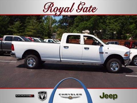 Bright White 2012 Dodge Ram 2500 HD ST Crew Cab 4x4 Bright White 2012 Dodge Ram 2500 HD ST Crew Cab 4x4