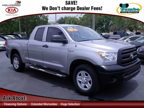 Silver Sky Metallic 2010 Toyota Tundra Double Cab Silver Sky Metallic 2010 Toyota Tundra Double Cab