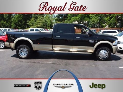 Black 2012 Dodge Ram 3500 HD Laramie Longhorn Crew Cab 4x4 Black 2012 Dodge Ram 3500 HD Laramie Longhorn Crew Cab 4x4