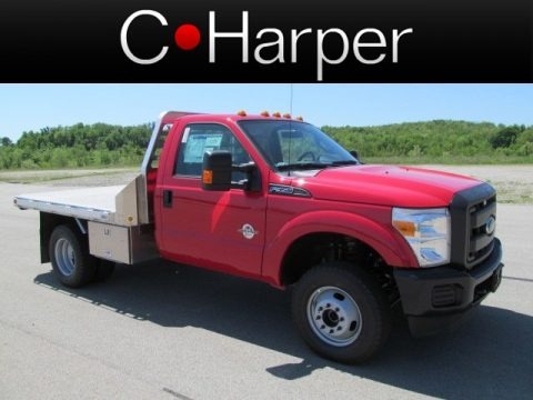 Vermillion Red 2012 Ford F350 Super Duty XL Regular Cab Flat Bed Vermillion Red 2012 Ford F350 Super Duty XL Regular Cab Flat Bed