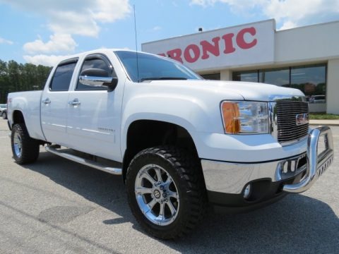 Summit White 2011 GMC Sierra 2500HD SLE Crew Cab 4x4 Summit White 2011 GMC Sierra 2500HD SLE Crew Cab 4x4